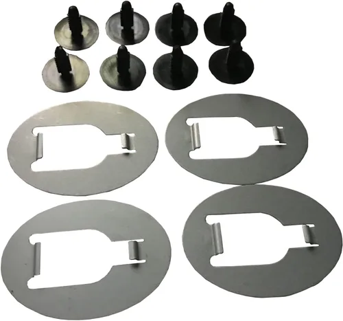 Juego de 4 clips de retención para luces de posición lateral Compatible con Ford F250 F350 F450 F550 Super Duty 1999-2010 F81Z-15A436-AA 8 pines de