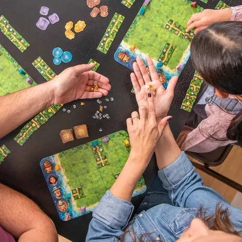 Miniatura 2 de HABA Karuba - Juego de rompecabezas familiar de colocación de fichas de aventura en la jungla - Emocionantes juegos familiares y juegos de mesa