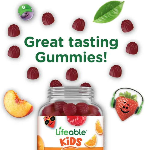 Miniatura 7 de Gomitas probióticas para niños 2 mil millones de UFC Gomitas probióticas para niños de gran sabor para la salud intestinal, apoyo digestivo