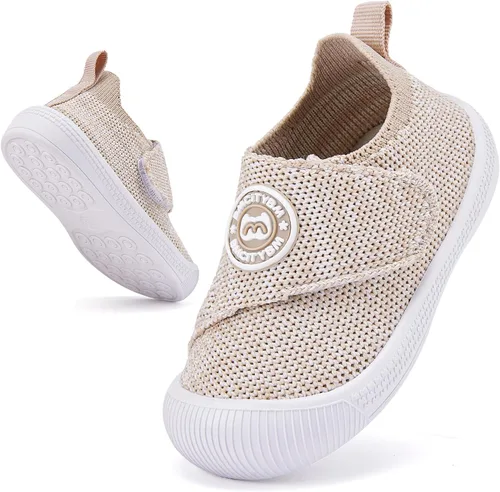 Miniatura 145 de BMCiTYBM Zapatos de bebé para niños y niñas, zapatos para caminar para niños pequeños, zapatos ligeros antideslizantes para 6, 9, 12, 18, 24 meses