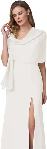 Miniatura 21 de Chales de gasa para mujer, bufandas para dama de honor, boda, noche, graduación, fiesta, ocasiones especiales, vestidos de 90 x 20 pulgadas