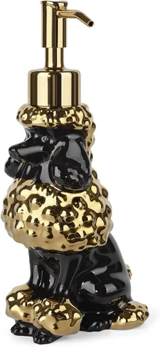 Miniatura 20 de Dispensador con Forma de Bulldog Francés de Jabón/Loción/Desinfectante de Manos Dispensador con Bomba de Cerámica de Acero Inoxidable Bulldog