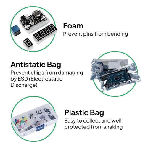 Miniatura 4 de Proyecto Mega 2560 de Elegoo. El juego de arranque más completo con TUTORIAL para Arduino Mega2560 UNO Nano Mega2560 Complete Starter Kit