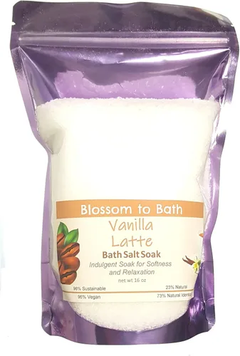 Miniatura 10 de Remojar sal de baño de azúcar morena e higos (16 onzas) – Fragancia natural – es perfecto para la relajación de cuerpo completo, remojo de pies