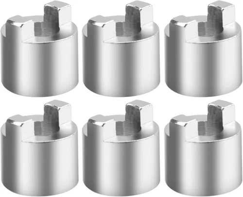 Miniatura 9 de ShareGoo - Paquete de 6 conectores de latón a control remoto para perros, horquilla de remo de 0.125 in/0.157 in/0.197 in/0.250 in para accesorios