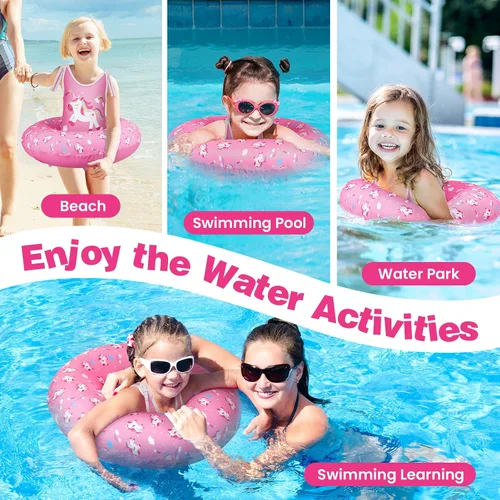 Miniatura 6 de Chaleco de natación para niños pequeños, chaqueta flotante para niños y niñas de 3 a 6 años (29 a 55 libras), chalecos de entrenamiento de natación