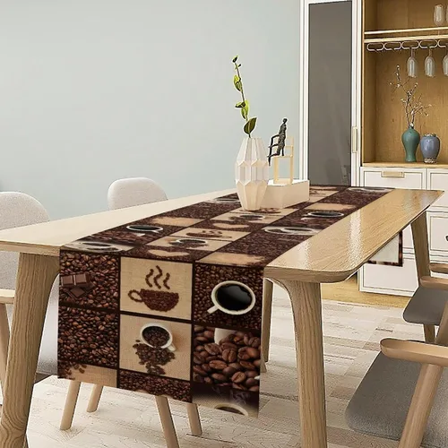 Miniatura 72 de Camino de mesa étnico del suroeste, navajo tribal nativo americano, bohemio, patrón geométrico azteca, camino de mesa para cocina, mesa de comedor