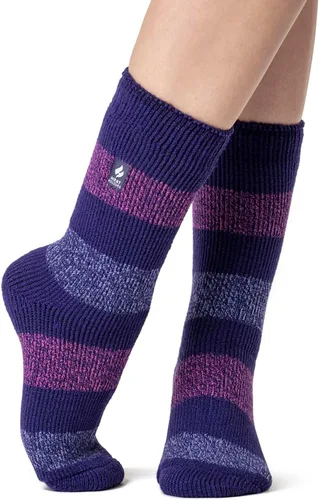 Miniatura 4 de HEAT HOLDERS Women's Thermal Stripe Socks Size 5-9 US