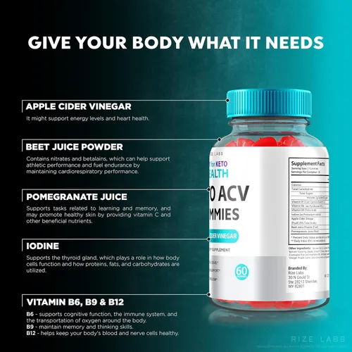 Miniatura 5 de Gomitas ACV for Keto Health – ACV Keto Health 750mg Advanced Weight Loss ACV for Keto Health Gummies con vinagre de sidra de manzana AC Keto +