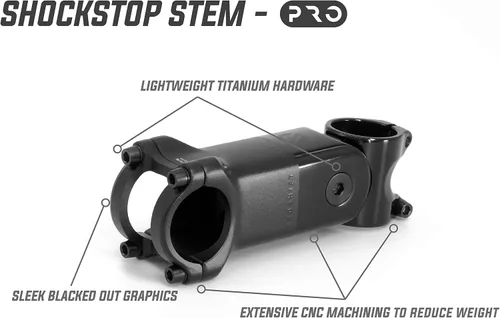 Miniatura 2 de REDSHIFT ShockStop PRO - Vástago de suspensión para bicicletas, vástago de manillar de bicicleta que absorbe los golpes para carretera, grava