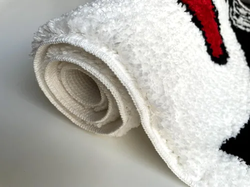 Miniatura 6 de Divertida alfombra con tarjeta de números de 2 x 3, lavable, antideslizante, para sala de juegos, dormitorio, dormitorio y baño, tapete suave