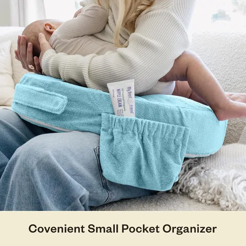 Miniatura 2 de My Brest Friend Almohada de Lactancia - Deluxe - Comodidad Mejorada con Funda - Almohada Ergonómica de Lactancia para Máximo Soporte para Mamá