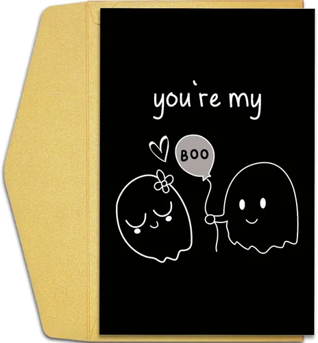 Qiliji Tarjeta de aniversario para marido y esposa, tarjeta de cumpleaños para novio, novia, tarjeta del día de San Valentín, tarjeta de amor BOO