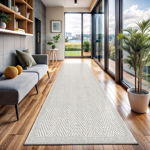 Miniatura 43 de CAMILSON Easy Alfombra de yute, 2 x 3 pulgadas, interiores y exteriores, fibra gris oscuro, para sala de estar, patio y cocina, diseño tejido