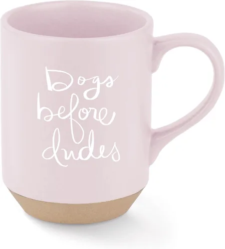 Miniatura 6 de Fringe Studio Celestial Dog - Taza de cerámica para perro, 12 onzas líquidas, azul marino, 429017 Perro celestial
