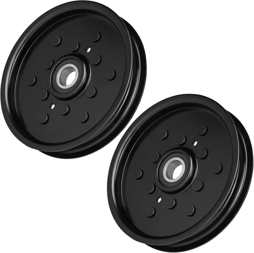 Polea tensora plana para John Deere AM106627 AM121602 AUC16698 se adapta a 335 345 325 LX88 LX78 G100 y algunos sables con cubierta de 48 pulgadas