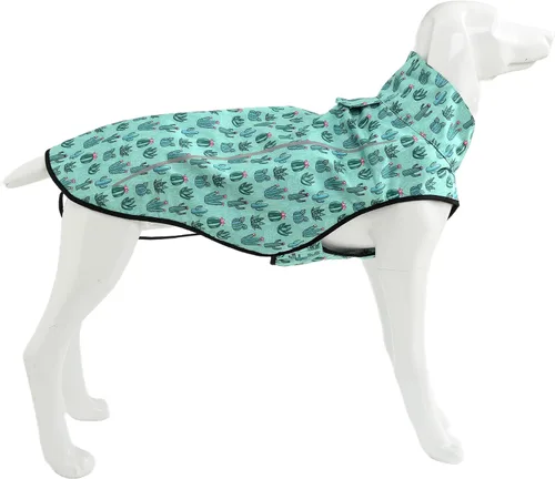 Miniatura 12 de Mile High Life Impermeable para perro, Chaqueta de lluvia reflectante impermeable ajustable para perros pequeños, medianos y grandes, abrigo