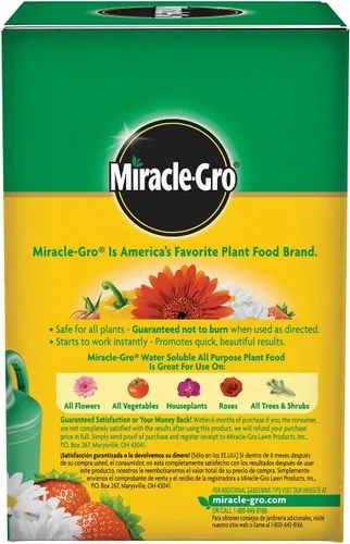 Miniatura 9 de Miracle-Gro Alimento soluble en agua para plantas multiusos - Fertilizante para todas las plantas de interior o exterior, incluyendo rosas, flores