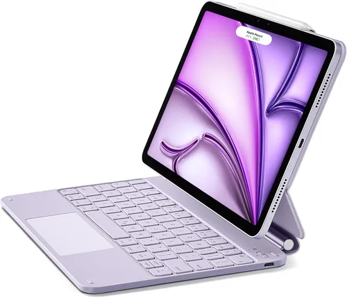 Miniatura 13 de ESR- Funda con teclado para iPad Air 11 (M3 2025/M2 2024), iPad Pro 11 y Air 5/4, Magic Case, soporte flotante, trackpad multitáctil preciso