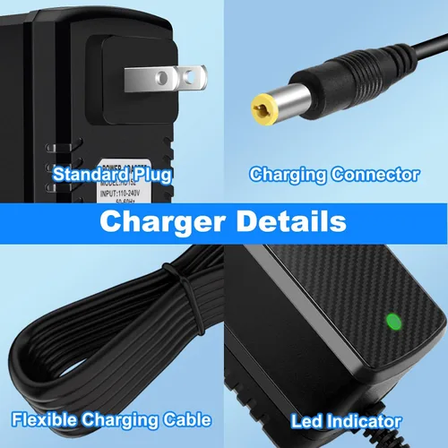 Miniatura 2 de Cargador de batería de 12 V para niños, juguetes para coche, cargador de batería de 12 voltios para ruedas eléctricas, SUV, niños, trax, Dynacraft