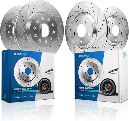 Miniatura 66 de Detroit Axle - Rotores de freno traseros para Toyota GR Supra BMW 230i 330e 330i 430i 530i 530i 530e 540d 540i xDrive X3 X4 Z4, rotores de freno
