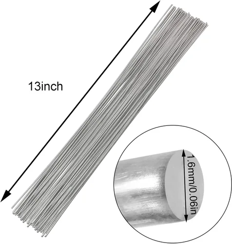 Miniatura 2 de Varilla de soldadura de cobre y aluminio, 20 unidades, alambre de núcleo de soldadura a baja temperatura, varillas de reparación multiusos