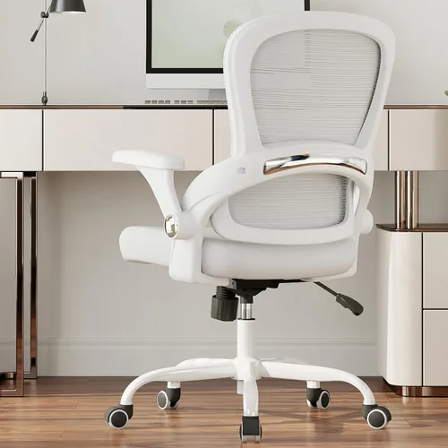 Miniatura 8 de TRALT Silla de oficina ergonómica con soporte trasero, sillas de escritorio de oficina en casa, silla de escritorio cómoda, silla de computadora