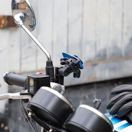 Miniatura 4 de Quad Lock Soporte de embrague de freno para motocicleta, compatible con MAG y fundas originales para soporte de teléfono de motocicleta