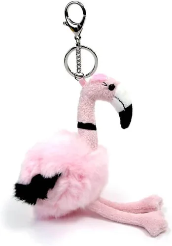 Miniatura 2 de GUND Llavero de peluche de flamenco de moda, rosa, 9 pulgadas