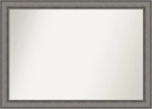 Miniatura 24 de Amanti Art Espejo de pared personalizado no biselado (24.5 x 24.5 pulgadas), marco gris marrón alta, varios tamaños personalizados, espejo de baño