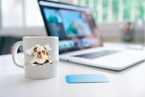 Miniatura 5 de Lindest British Bulldog - Taza de café divertida de cerámica, regalo perfecto para amantes de los perros, bonita taza de café novedosa, gran