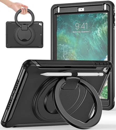 Miniatura 15 de BATYUE Funda para iPad de 6ª generación de 9.7 pulgadas 2018, iPad 5ª generación 2017, iPad Air 2/iPad Pro de 9.7 pulgadas, funda protectora a