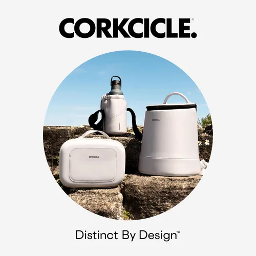 Miniatura 7 de Corkcicle EOLA Mochila enfriadora, bolsa aislante impermeable y a prueba de fugas, perfecta para vino, cerveza y bolsas de hielo Verde mar