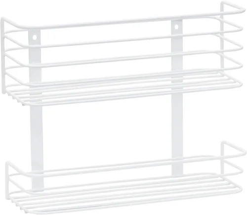 Miniatura 10 de Household Essentials 1222-1 - Organizador de gabinete de doble canasta para puertas o paredes