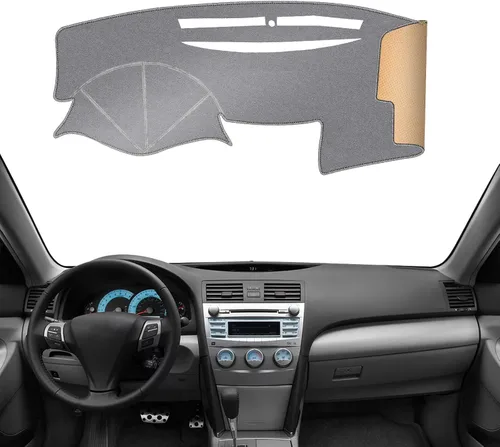Miniatura 26 de Alfombrilla Cobertora para Salpicadero Compatible con Toyota Sienna 2010-2004 (Sin Modelos HUD), Alfombrilla Antirreflejos para Salpicadero