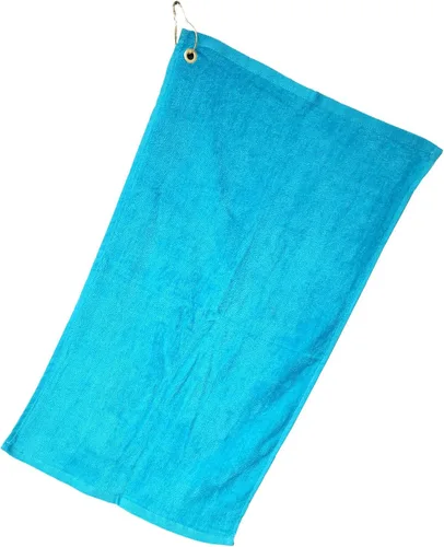 Miniatura 15 de Toalla de algodón para bolsa de golf con clip (Aqua)