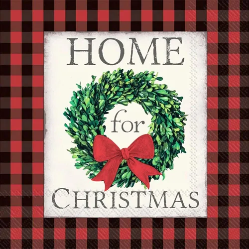 Miniatura 7 de Ideal Home Range Servilletas de papel de Navidad, 3 capas, 20 unidades, 5" x 5", Ángeles Grace - Gris ANGEL'S GRACE Cóctel gris