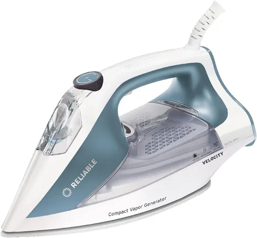 Reliable Velocity - Plancha de vapor 180IR para costura, acolchado y ropa, generador de vapor compacto de 1800 vatios, vapor continuo sin fugas,