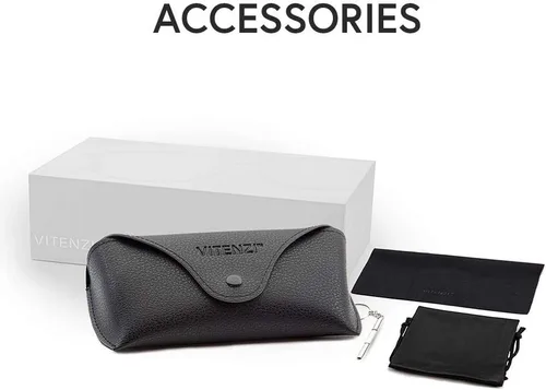 Miniatura 6 de VITENZI Gafas de sol bifocales plegables para hombres y mujeres Gafas de sol de lectura con lectores integrados - Fano
