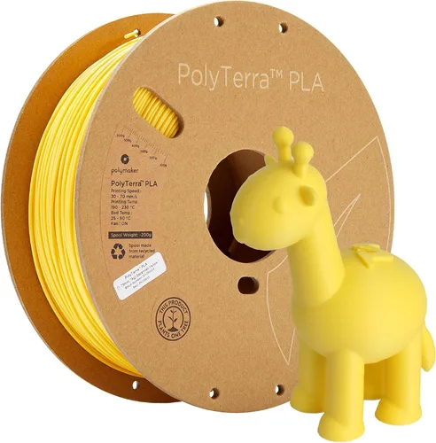 Miniatura 48 de Polymaker Panchroma Filamento de impresora 3D PLA negro, 0.069 in, carrete de 2.2 libras, fácil de imprimir, impresión de alta velocidad, sin