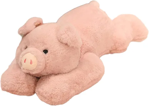 Miniatura 14 de Hronsa Animales de peluche con peso, oso con peso, lindo cojín de felpa de oso marrón para adultos, niños y niñas, 11.8 pulgadas