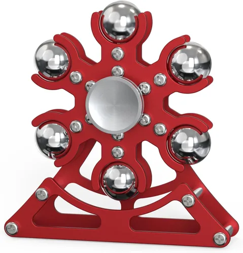 Miniatura 8 de Juguetes de escritorio para carrusel giratorio: Spinner de metal cinético de 4 minutos, gadgets geniales para niños, adolescentes, adultos, juguete
