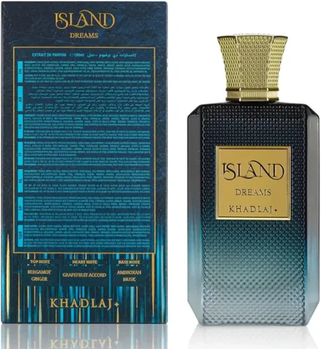 Miniatura 5 de Khadlaj Island Dreams – Fragancia Frutal, Floral, Ambar, Almizclada – Extrait de Parfum de Larga Duración para Unisex, 3.4 Onzas