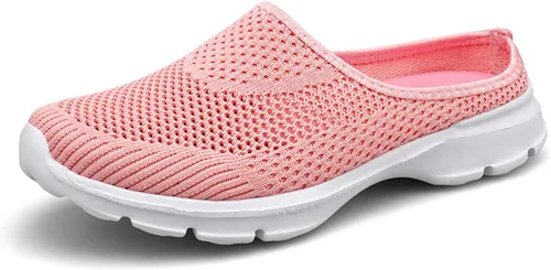 Miniatura 11 de ChicWind - Zapatillas de malla transpirable para mujer, estilo alpargatas, con espalda abierta, sin cordones