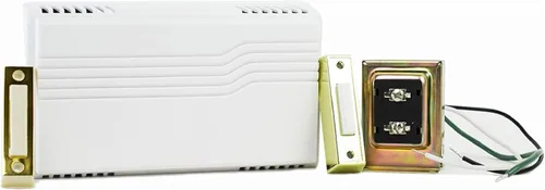 Miniatura 8 de Blue Buffalo Newhouse Hardware CHM1 Puerta Campana Chime, Blanco
