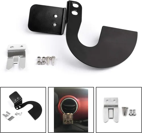 Miniatura 4 de 75WXST CB Soporte de micrófono de radio Pasajero Barra de agarre para Jeep Wrangler JL 2018+