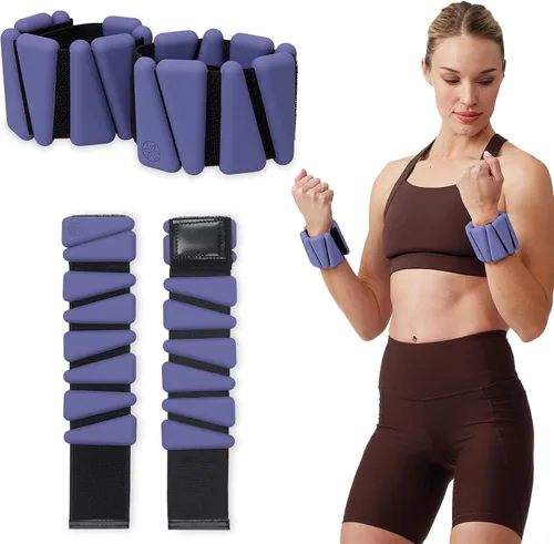 Miniatura 12 de Gaiam Wrist and Ankle Weights, Wearable Bracelet to Strengthen, Tone & Sculpt, Adjustable Ankle Weights for Women & Men for Yoga, Dance, Pilates