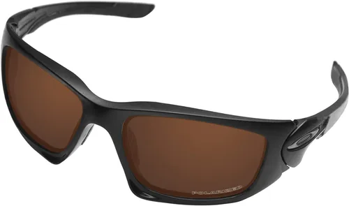 Miniatura 2 de BroLizard 2.0mm Thick Polarized Lens Replacement for Oakley Scalpel OO9095 Sunglasses - Earth Brown Polarized Lenses