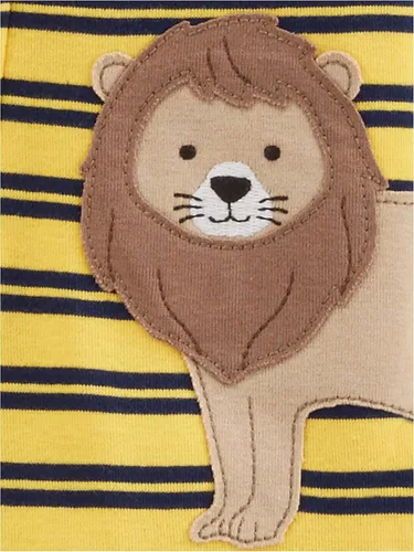 Miniatura 2 de Simple Joys by Carter's - Pijama de algodón con pies ajustada para niños pequeños y bebés, paquete de 3