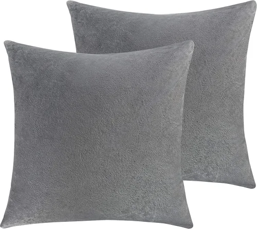 Miniatura 56 de NTBAY - Fundas de almohada de terciopelo con cierre para niños pequeños, 2 unidades, acogedoras, de lujo, de franela y felpa, para viajes, 33 x 46